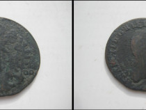 Momeda veche Austria 1kreutzer 1800-bronz, 2.5cm.