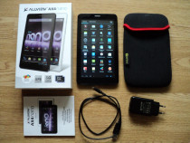 Tableta Allview AX4 nano, 3G, display 7", GPS, husa