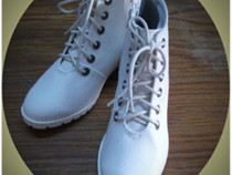 *H&M*, white canvas boots,primavara / toamna, absolut noi!