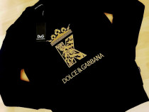 Bluze unisex Dolce Gabbana, logo brodat, diverse mărimi