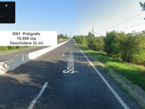 Teren la DN1 Potigrafu, PUZ, bretele de acces la teren di...