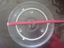 Farfurie cuptor microunde 27 cm  si suport