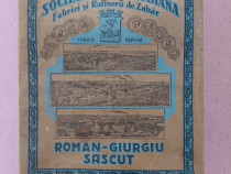 Cutie colectie unicat "Danubiana Roman Giurgiu Sascut" veche