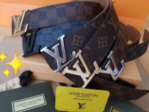 Curele unisex Louis Vuitton piele naturală 100%,cutie