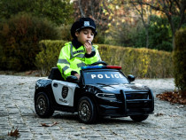 Masinuta electrica de politie Kinderauto BJC666 2x35W 12V