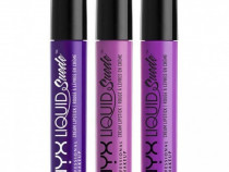 Set 3 rujuri de buze rezistente, NYX, Liquid Suede, 07