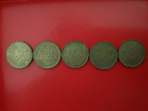 5 Monede de 20 euro cenți, diferite - 2002