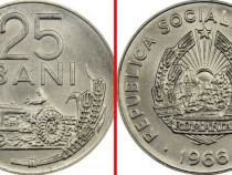 Moneda 25 Bani Republica Socialista Romania 1966