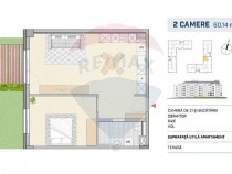 Apartament 2 camere, FINISAT, ansamblu nou, Parcul Ferovi...