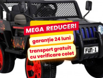 Masinuta Electrica Copii 1-5 Ani Raptor S2388 4x4,Roti Moi Negru