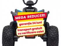 ATV Electric Pentru Copii 2-5 Ani McLaren 35 140W 4x4 Roti Moi Gri