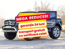 Masinuta Electrica 2 Copii 2-8 Ani Mercedes X Class 4x4 180 R.Moi BLK