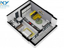 Rahova-Oxy Residence, 2 Camere 52 mp mega discount