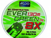 Fir ASSO Evergreen PE 8X Verde 0.58mm 130m 81.80 kg
