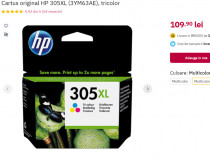 HP Cartuş 305XL negru