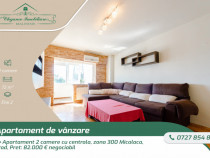 Apartament 2 camere cu centrala, zona 300 Micalaca, Arad