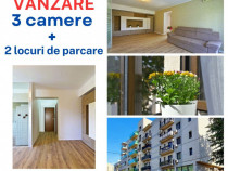 Apartament 3 camere + 2 parcari Vitan Mall Alba Iulia Central Dudesti