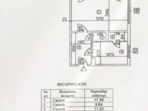 Apartament 3 camere semidecomandat, 3/4 centrala, boxa, Auch