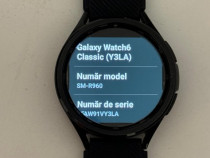 Smartwatch Samsung Galaxy Watch 6 classic, 47mm, negru