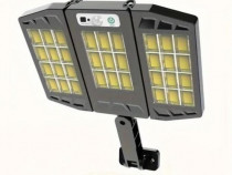 Lampă cu încărcăre solară, 161 x LED COB, senzor de mișcare