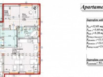 Apartament 3 camere, 78 mp utili- lângă Parcul Municipal