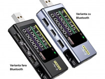 Tester USB Fnirsi FNB58 E-marker test rezistenta capacitate Bluetooth