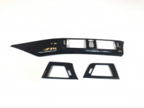 Protectie Grile guri de ventilatie - BMW Seria 3 F30 (Negru Brillant)
