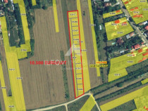 Teren intravilan 6525mp, plata in rate, 9 loturi, asfalt