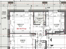 Apartament 2 camere si terasa 30 mp ,bloc nou Premium