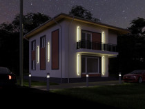 Casa individuala - 4 camere 3 bai -430 mp teren - 10 min statie STV