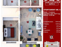COMISION 0% Apartament Nou Cu 2 Camere De Vânzare, INTAB...