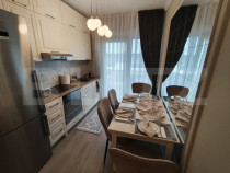 Apartament cu 2 camere, mobilat lux terasa 40 m deasupra +pa