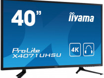 Monitor Iiyama LED 40" X4071UHSU-B1, 4k, MVA, Boxe, 3ms, 2xHDMI, 1xHDM