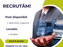Specialist Logistică– Transport Rutier Intern și Internațional