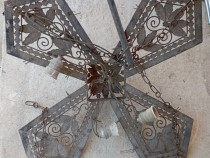 Lustră fier forjat vintage