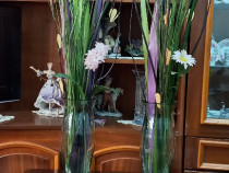 Vaza din sticla, decor, 32 cm