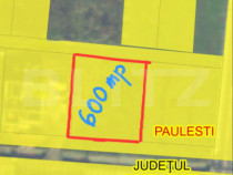 Teren intravilan 600 mp. Paulesti