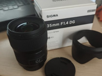 Sigma 35mm Obiectiv Foto DSLR F1.4 DG HSM Montura Canon EF