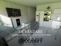 Apartament 43 mp etaj 1 cartier Davinci