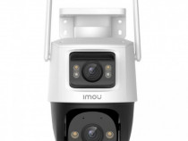 Camera IP rotativa exterior Wi-Fi, 5+5MP, lentila duala, sirena, auto