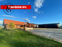 Domeniu complet utilat 4,9 ha, cu iazuri și Vila premium -