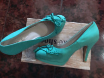 Pantofi turquoise nr. 39, NOI