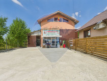 Hala, teren 5000 mp si casa in Potlogi- 38 km pana in Buc...