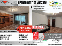 Apartament de vânzare în Hârșova – Mutare imediată, acte la zi!
