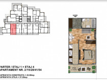 Apartament de vânzare37.20+ terasa 6,7 mp ceramica – bloc