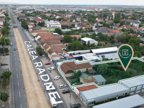 Teren pentru expunere comerciala de 2080 mp cu FS de 32 ml, Micalaca