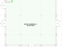 Spațiu comercial de &icirc;nchiriat &ndash; Calea Moldovei, 205 mp