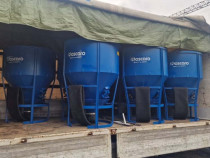 Bena de beton cu furtun central