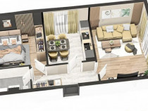 Apartament cu 2 camere, decomandat în Sânpetru Residence