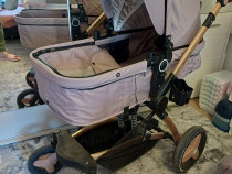 Cărucior Coccolle Ambra Rose Gold 3 în 1